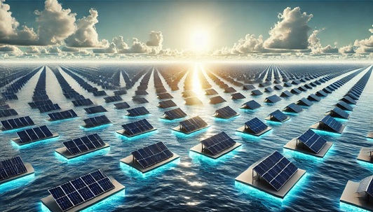 Sustainability-in-Tech : Floating Solar Panels Could Power Entire Countries